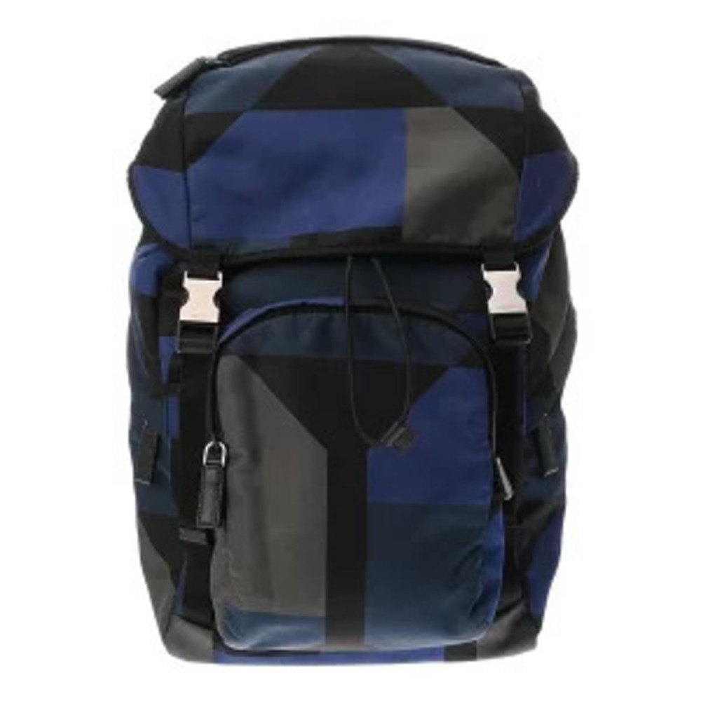 Prada Backpack Blue Daypack Bag
